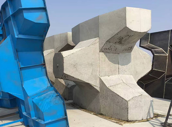 海岸線扭王字塊模具