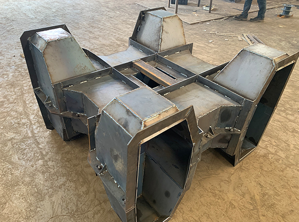 四角空心防浪塊模具