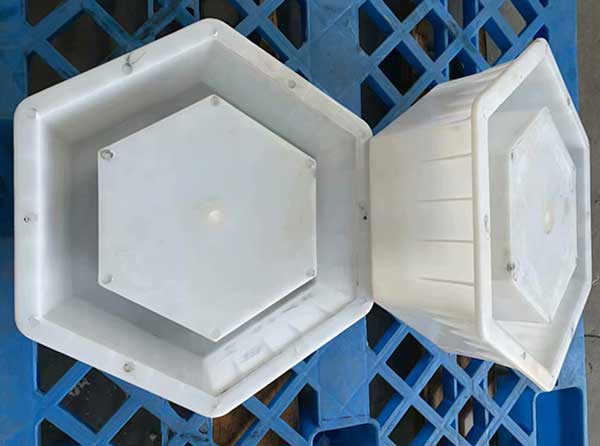 預(yù)制實(shí)心六角塊模具